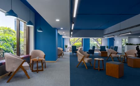 Blue Grid Workspace